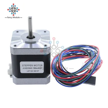 JK42HS48-1684 2A 12V New Nema17 1.8 Degree 42mm Hybrid Stepper Motor 4-Wire For DIY 3D Printer CNC
JK42HS48-1684 2A 12V New Nema17 1.8 Degree 42mm Hybrid Stepper Motor 4-Wire For DIY 3D Printer CNC