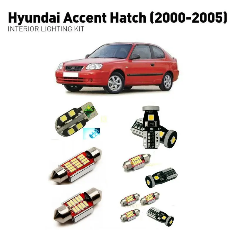 Led interior lights For Hyundai accent hatch 2000-2005 6pc Led Lights For Cars lighting kit automotive bulbs Canbus
Led interior lights For Hyundai accent hatch 2000-2005 6pc Led Lights For Cars lighting kit automotive bulbs Canbus