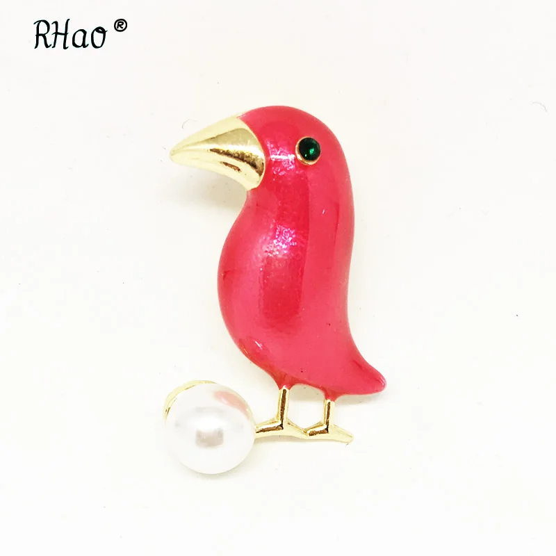 Crow Brooch red pearl Paint Bird Enamel Brooches Men Women Suits Dress Hat Collar Brooch Pins Animal Scarf Buckle Gift
Crow Brooch red pearl Paint Bird Enamel Brooches Men Women Suits Dress Hat Collar Brooch Pins Animal Scarf Buckle Gift