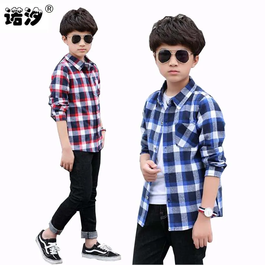 Boys shirt 5-15 Y high quality 100% cotton plaid shirt kids blouse child shirt baby boys outwear clothes blouse shirt for boys
Boys shirt 5-15 Y high quality 100% cotton plaid shirt kids blouse child shirt baby boys outwear clothes blouse shirt for boys