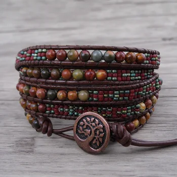 Picasso beads bracelet seed bead bracelet tiny seed beads bracelet leather wrap jewelry boho yoga jewelry bohemian
Picasso beads bracelet seed bead bracelet tiny seed beads bracelet leather wrap jewelry boho yoga jewelry bohemian