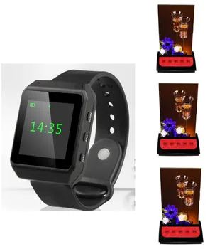 Wireless waitress call system,3 call five keys waiter table buttons+1 watch pager,sales office/cafe/restaurant wireless call
Wireless waitress call system,3 call five keys waiter table buttons+1 watch pager,sales office/cafe/restaurant wireless call