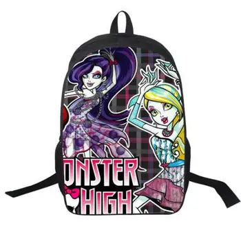 2018 Women Bags moive Monster High Backpack Students School Bag For Girls Boys Rucksack mochila Private customize
2018 Women Bags moive Monster High Backpack Students School Bag For Girls Boys Rucksack mochila Private customize