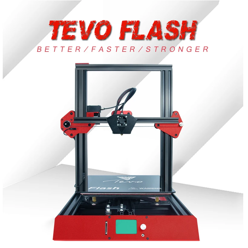 2018 TEVO Flash 3d принтер алюминиевый экструзионный комплект печать sd карта титановый
