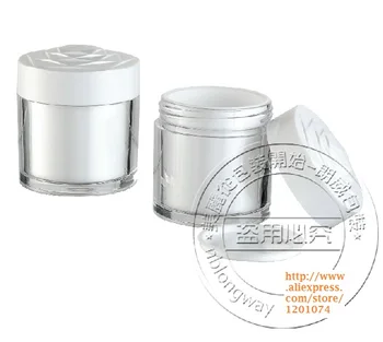 Wholesale,50G Cream Jar,rose cap,White Double Layer Plastic Mask Makeup Sub-bottling,Empty Cosmetic Container,Sample Canister
Wholesale,50G Cream Jar,rose cap,White Double Layer Plastic Mask Makeup Sub-bottling,Empty Cosmetic Container,Sample Canister