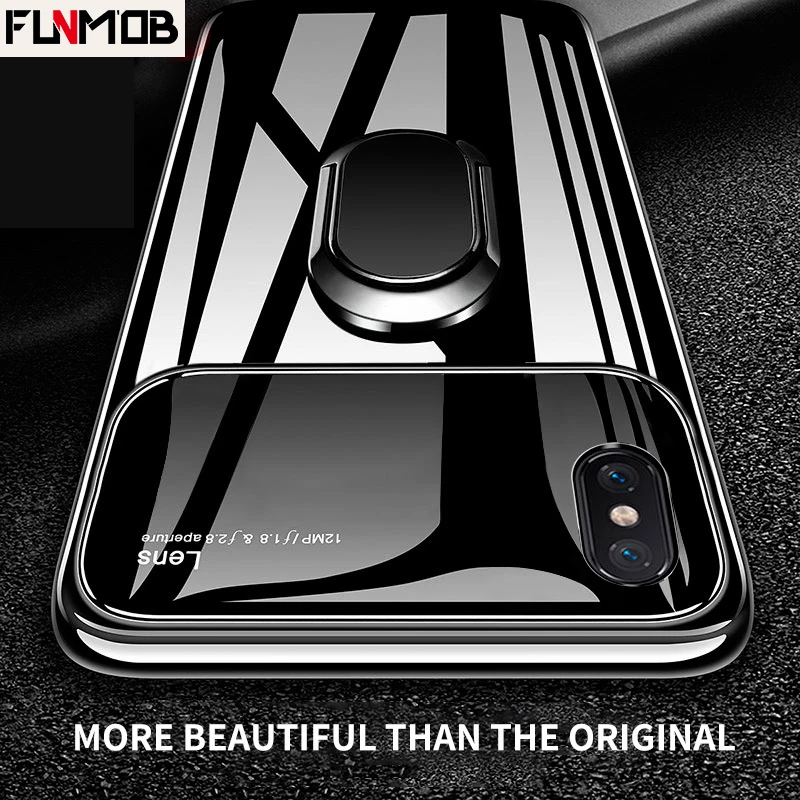 Luxury Silicone Glass Phone Case With Stand Magnetic Car Holder Phone Case For iPhone 6 6s 7 8 Plus X XR XS Max Back Cover Coque
Luxury Silicone Glass Phone Case With Stand Magnetic Car Holder Phone Case For iPhone 6 6s 7 8 Plus X XR XS Max Back Cover Coque