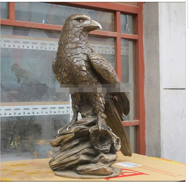 wan67104004+++24"Western art Statue Bronze Beautiful Sculpture hawk eagle tercel Stand effigy
wan67104004+++24"Western art Statue Bronze Beautiful Sculpture hawk eagle tercel Stand effigy