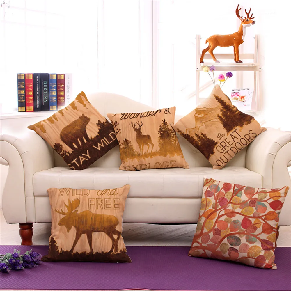 ZXZXOON Decorative throw pillow case cover vintage style retro cotton linen cushion cover for sofa home capa de almofadas
ZXZXOON Decorative throw pillow case cover vintage style retro cotton linen cushion cover for sofa home capa de almofadas