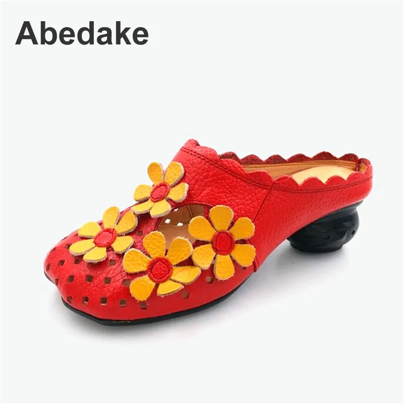 Abedake brand 2018 women slippers handmake genuine leather sandals summer shoes antiskid heel woman sandals
Abedake brand 2018 women slippers handmake genuine leather sandals summer shoes antiskid heel woman sandals