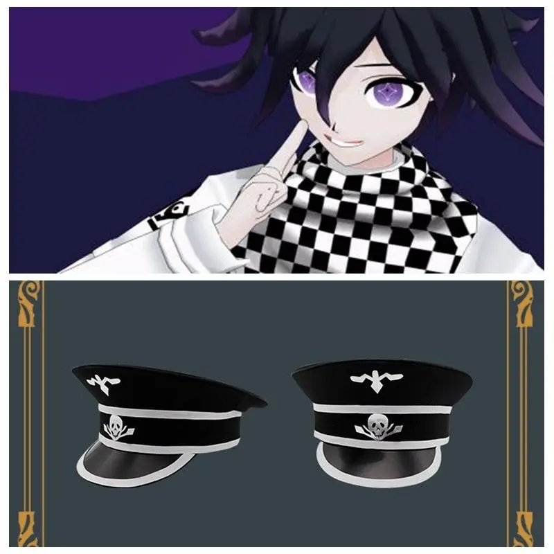 Free Shipping Anime Danganronpa V3 Ouma Kokichi Flat Cap Cosplay Military Hat Skull Costume
Free Shipping Anime Danganronpa V3 Ouma Kokichi Flat Cap Cosplay Military Hat Skull Costume