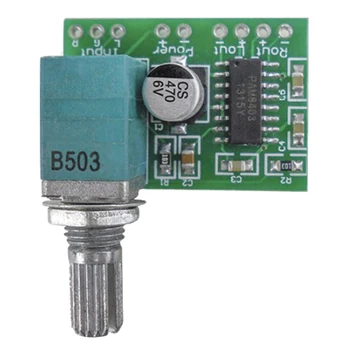 PAM8403 mini 5V digital power amplifier board with switch potentiometer can USB power supply
PAM8403 mini 5V digital power amplifier board with switch potentiometer can USB power supply