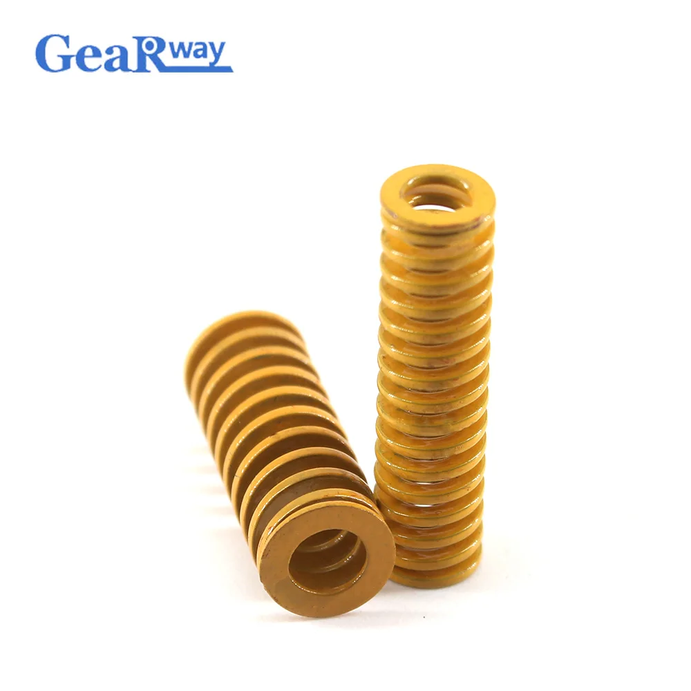 Gearway 2pcs Yellow Die Spring TF12x60/12x65/12x95/12x100mm 58% Compression Ratio Tubular Section Mould Die Compression Spring
Gearway 2pcs Yellow Die Spring TF12x60/12x65/12x95/12x100mm 58% Compression Ratio Tubular Section Mould Die Compression Spring