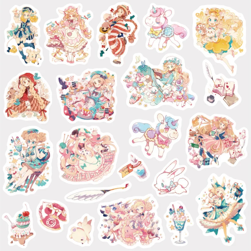 Cartoon Girl Unicorn Decoration Stickers Cute Diary Label Paper Stickers Pack DIY Stickers kids gift school supplies escolar
Cartoon Girl Unicorn Decoration Stickers Cute Diary Label Paper Stickers Pack DIY Stickers kids gift school supplies escolar