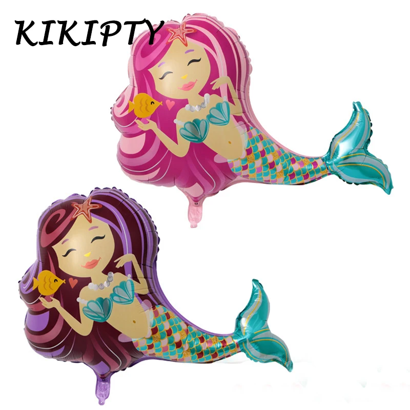 1pcs 95*80cm Cartoon Mermaid Aluminum foil Balloon wedding Birthday Party Decoration balloon baby shower supplies Kids girl Gift
1pcs 95*80cm Cartoon Mermaid Aluminum foil Balloon wedding Birthday Party Decoration balloon baby shower supplies Kids girl Gift