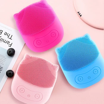 Electric Silicone Facial Cleansing Brush Sonic Vibration Massage USB Rechargeable Smart Ultrasonic Face Cleaner Beauty Tool
Electric Silicone Facial Cleansing Brush Sonic Vibration Massage USB Rechargeable Smart Ultrasonic Face Cleaner Beauty Tool