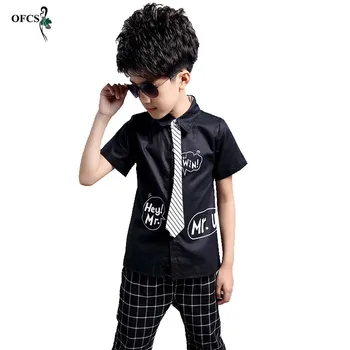 2017 New Design Child Kids Formal Shirt+Shorts And Tie Sets Boy Brand Preppy Style Letter Printing Big Boy A Formal Wedding 2PCS
2017 New Design Child Kids Formal Shirt+Shorts And Tie Sets Boy Brand Preppy Style Letter Printing Big Boy A Formal Wedding 2PCS