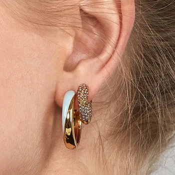 Wholesale 6 Pair Lot Mini Ella Hoop Earring Set Delicately Embellished Palette Enamel Fashion Jewelry 2019
Wholesale 6 Pair Lot Mini Ella Hoop Earring Set Delicately Embellished Palette Enamel Fashion Jewelry 2019