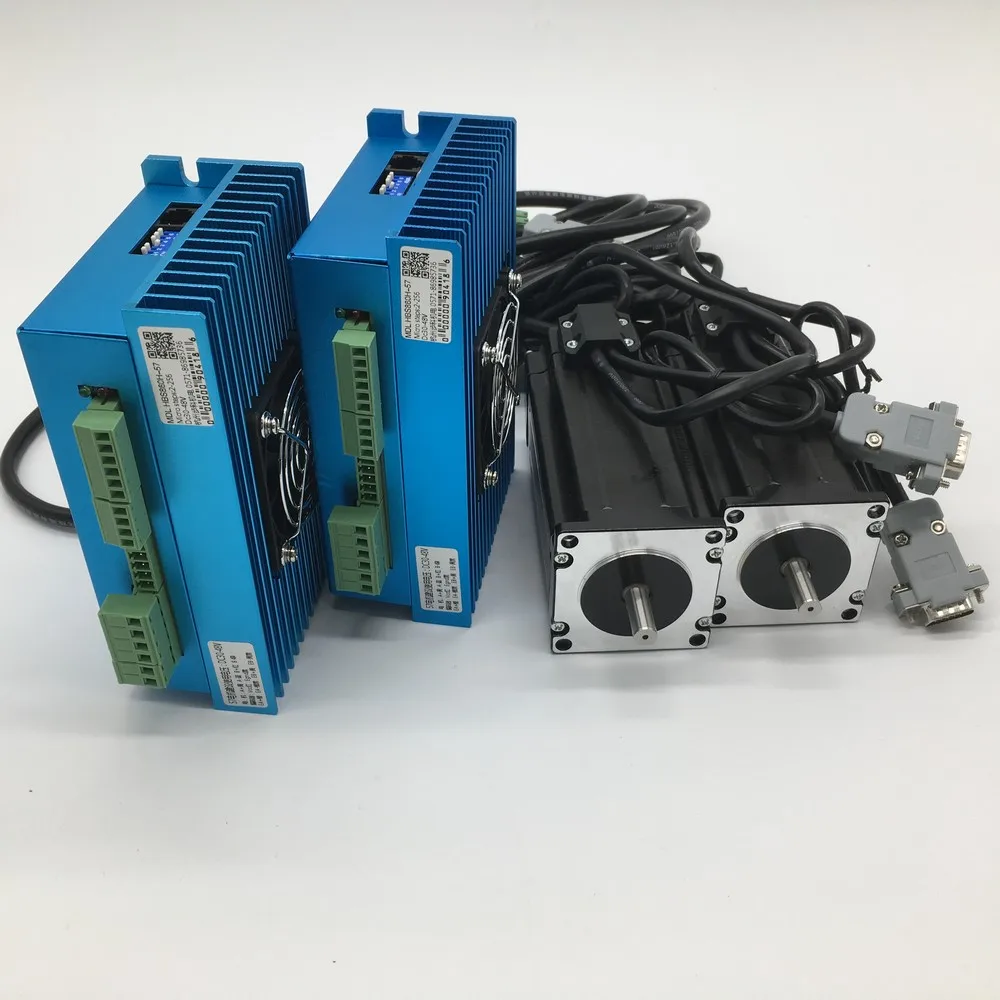 2 Sets CNC Kit Nema23 2.2Nm Closed Loop Stepper Motor Driver & Cooling fan Hybird Encoder Easy Servo 57MM AC DC DSP
2 Sets CNC Kit Nema23 2.2Nm Closed Loop Stepper Motor Driver & Cooling fan Hybird Encoder Easy Servo 57MM AC DC DSP