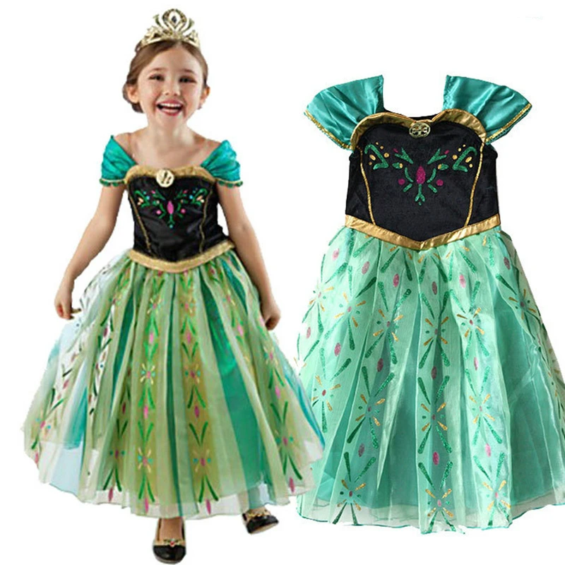 Girl Dress Anna Elsa Dress Fancy Sequined Princess Cinderella Dress for Cosplay Party Elza Costume Kids Clothes
Girl Dress Anna Elsa Dress Fancy Sequined Princess Cinderella Dress for Cosplay Party Elza Costume Kids Clothes