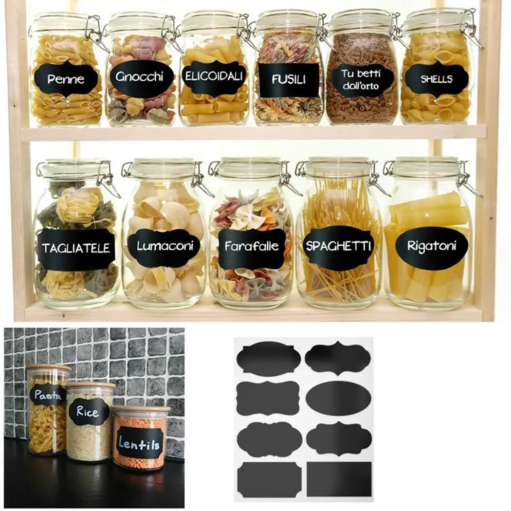Self-adhesive Erasable Marker Chalkboard Labels Boxes 8pcs/Sheet Jars Blackboard Stickers
Self-adhesive Erasable Marker Chalkboard Labels Boxes 8pcs/Sheet Jars Blackboard Stickers
