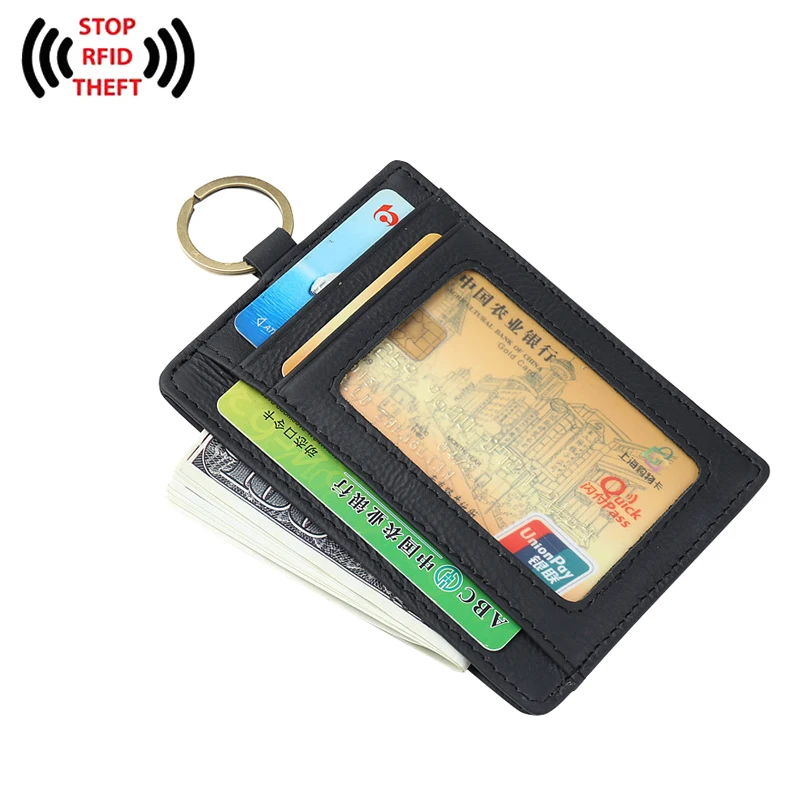 Genuine Leather Men Card Holders RFID Blocking Card Slots Coin Purse Brief Designer Pouch With Key Ring Carteira Masculina
Genuine Leather Men Card Holders RFID Blocking Card Slots Coin Purse Brief Designer Pouch With Key Ring Carteira Masculina