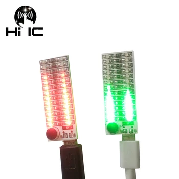 USB LED Music Audio Spectrum indicator Amplifier Board SCM Stereo Level indicator With MIC Sensitivity Adjustable 10 level 5V
USB LED Music Audio Spectrum indicator Amplifier Board SCM Stereo Level indicator With MIC Sensitivity Adjustable 10 level 5V