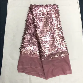 High Quality French Tulle Lace 2019 Latest African Lace Fabric 3d Flower sequins French Lace Fabric For Wedding 5yards Pink
High Quality French Tulle Lace 2019 Latest African Lace Fabric 3d Flower sequins French Lace Fabric For Wedding 5yards Pink
