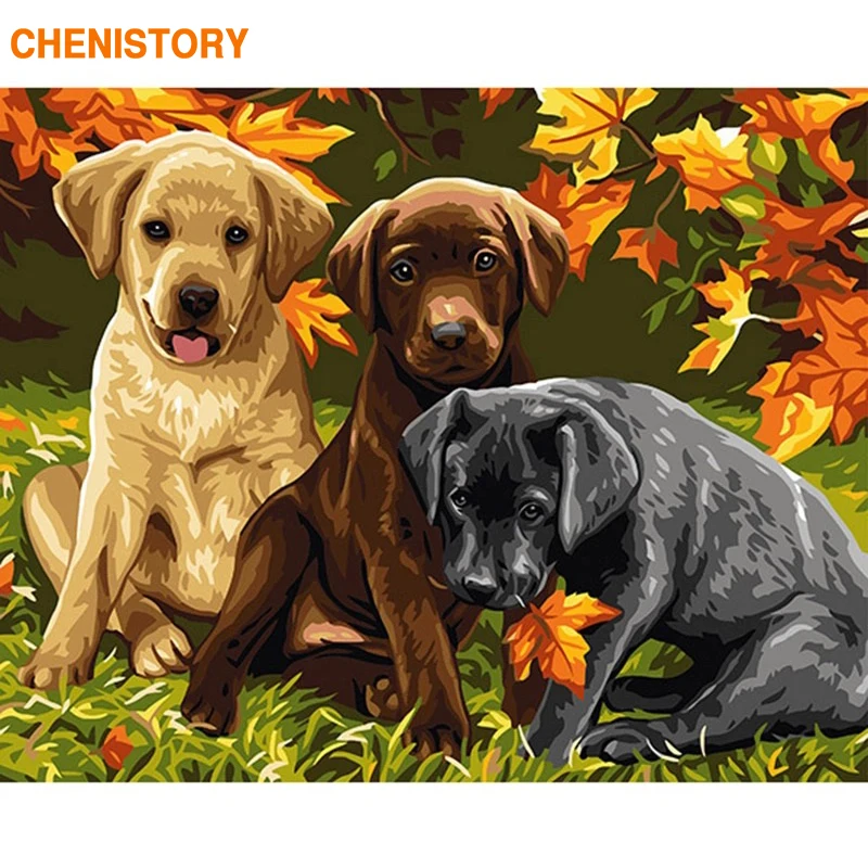 CHENISTORY Frameless Dogs Animals DIY Painting By Numbers Modern Wall Art Picture Calligraphy Painting For Home Decor 40x50cm
CHENISTORY Frameless Dogs Animals DIY Painting By Numbers Modern Wall Art Picture Calligraphy Painting For Home Decor 40x50cm