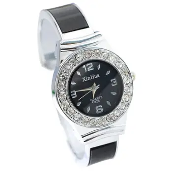 Hot 2017 New Fashion Womens Rhinestone Dial Bangle Cuff Analog Quartz Bracelet Wrist Watch Relojes de Hombre Levert Dropship
Hot 2017 New Fashion Womens Rhinestone Dial Bangle Cuff Analog Quartz Bracelet Wrist Watch Relojes de Hombre Levert Dropship
