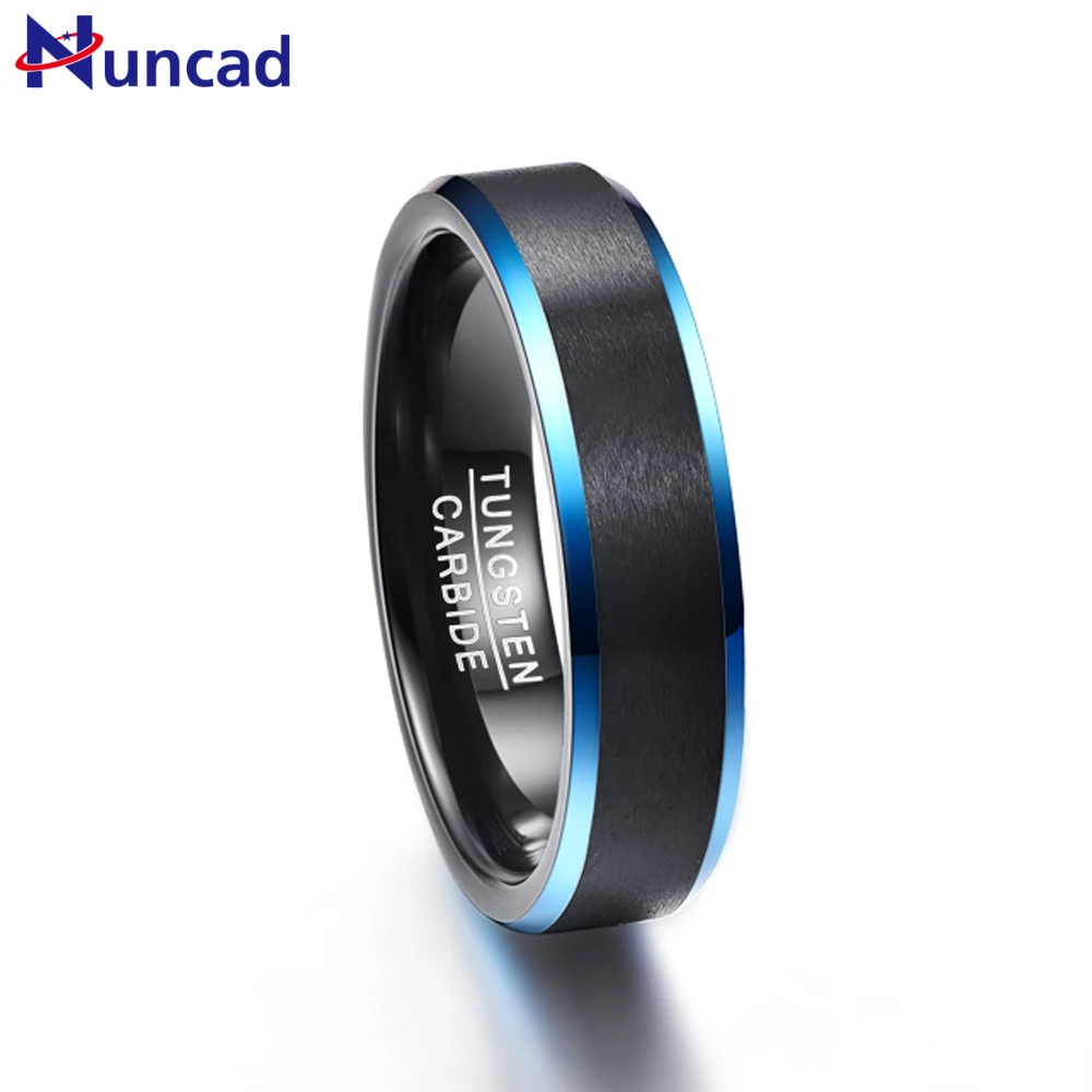 Nuncad 6MM blue mult-ifunctional Tungsten wedding rings for woman with excellent scratch resistant performance
Nuncad 6MM blue mult-ifunctional Tungsten wedding rings for woman with excellent scratch resistant performance
