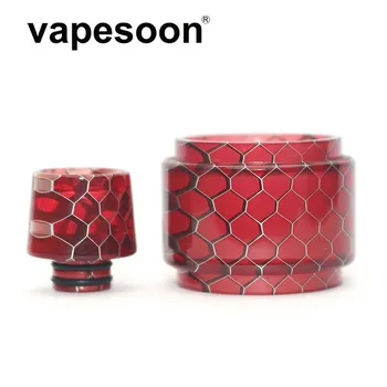 2 Sets coloful replacement pyrex snake glass tube with drip tip for HorizonTech Falcon King Tank Bulb Vape Tank 6ML Atomizer
2 Sets coloful replacement pyrex snake glass tube with drip tip for HorizonTech Falcon King Tank Bulb Vape Tank 6ML Atomizer