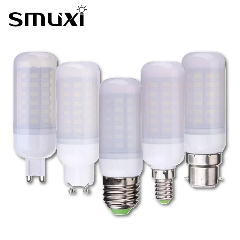 Smuxi 6W LED Light Bulb E12 E14 E26 E27 B22 G9 GU10 56pcs SMD 5730 Frosted Cover LED Lamp Spotlight Bulbs 880LM AC110V/220V
Smuxi 6W LED Light Bulb E12 E14 E26 E27 B22 G9 GU10 56pcs SMD 5730 Frosted Cover LED Lamp Spotlight Bulbs 880LM AC110V/220V