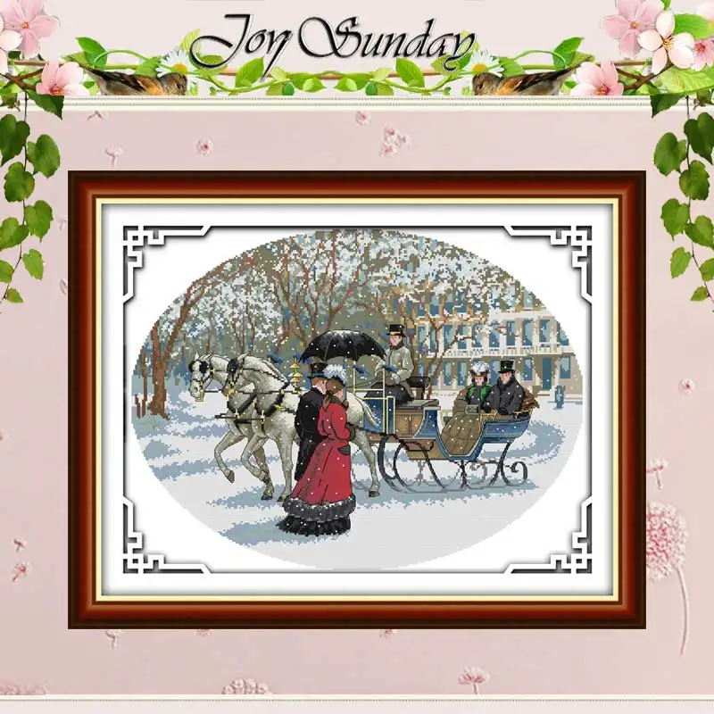 Snowy Day Patterns Counted Cross Stitch 11CT 14CT Cross Stitch Sets Wholesale Chinese Cross-stitch Kits Embroidery Needlework
Snowy Day Patterns Counted Cross Stitch 11CT 14CT Cross Stitch Sets Wholesale Chinese Cross-stitch Kits Embroidery Needlework