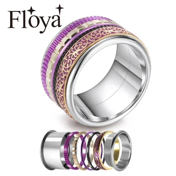 Floya BOHO Stainless Steel Rings Stackable Interchangeable Ring Arctic Symphony Collection Bridal Set Band Ring Anillos Mujer
Floya BOHO Stainless Steel Rings Stackable Interchangeable Ring Arctic Symphony Collection Bridal Set Band Ring Anillos Mujer