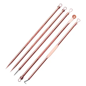 New 5Pcs Removing Pimple Blemish Blackhead Whitehead Acne Extractor Remover Tool Sets Needles Convenience Easy Use Daily Needs
New 5Pcs Removing Pimple Blemish Blackhead Whitehead Acne Extractor Remover Tool Sets Needles Convenience Easy Use Daily Needs