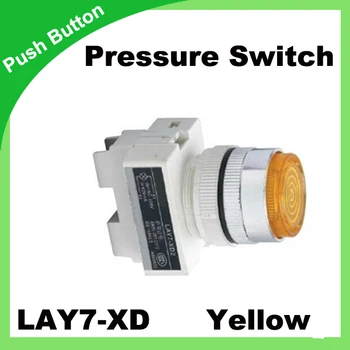 Pressure switch LAY7-XD Y090 Yellow Switch 22mm Knob With Lamp LED micro switch LED 220Vac 10A
Pressure switch LAY7-XD Y090 Yellow Switch 22mm Knob With Lamp LED micro switch LED 220Vac 10A