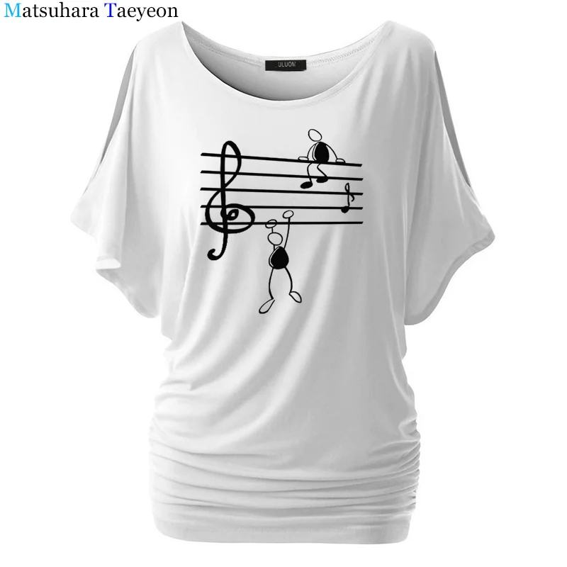 Music Notes Funny Printed T Shirt Women Summer Animal Short Sleeve Tshirts Harajuku T-Shirt Girl Casual Tops t shirt Brand
Music Notes Funny Printed T Shirt Women Summer Animal Short Sleeve Tshirts Harajuku T-Shirt Girl Casual Tops t shirt Brand