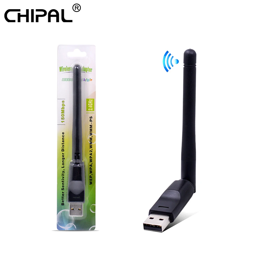 150Mbps RT5370 USB Wifi Adapter Antenna PC USB Wi-fi Receiver Wireless Network Card 802.11b/n/g High Speed USB Lan Ethernet
150Mbps RT5370 USB Wifi Adapter Antenna PC USB Wi-fi Receiver Wireless Network Card 802.11b/n/g High Speed USB Lan Ethernet