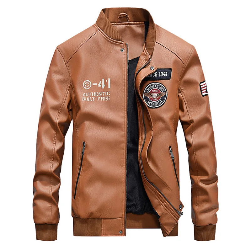Winter Jacket Men Clothes 2019 Leather Thick Warm Winter Coat Men Baseball Collar Faux Fur Coat Mens PU Leather Jacket Coat
Winter Jacket Men Clothes 2019 Leather Thick Warm Winter Coat Men Baseball Collar Faux Fur Coat Mens PU Leather Jacket Coat