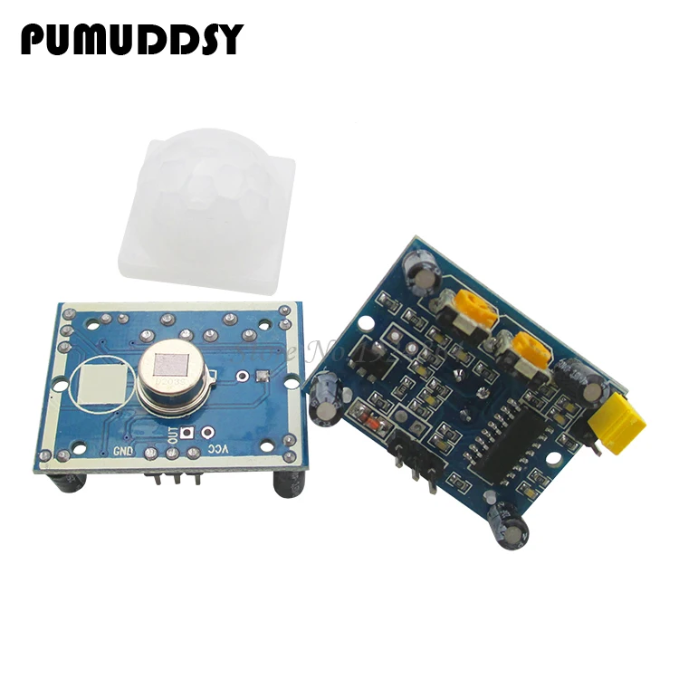 5pcs SR501 HC-SR501 Adjust Pyroelectric Infrared PIR module Motion Sensor Detector Module new
5pcs SR501 HC-SR501 Adjust Pyroelectric Infrared PIR module Motion Sensor Detector Module new