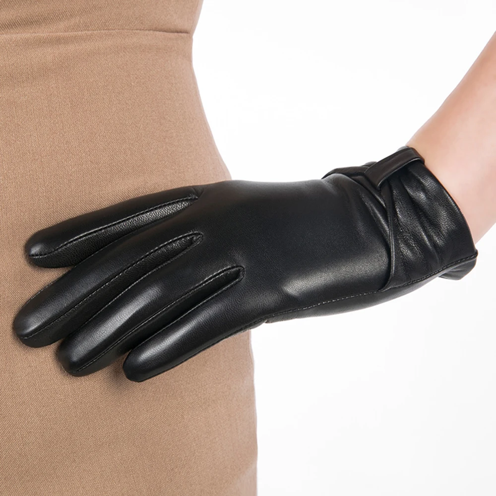 KLSS Brand Genuine Leather Touch Screen Women Gloves High Quality Goatskin Gloves Elegant Lady Sheepskin Glove Hot Trend 202
KLSS Brand Genuine Leather Touch Screen Women Gloves High Quality Goatskin Gloves Elegant Lady Sheepskin Glove Hot Trend 202