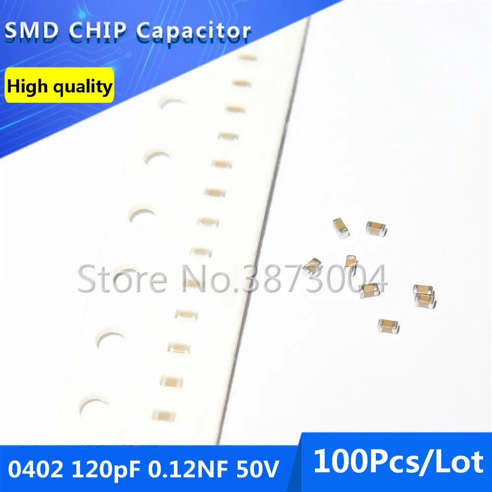 100 ШТ 0402 120pF 0.12NF 50V COG/NPO 5% толстая пленка чип многослойный керамический конденсатор
100 ШТ 0402 120pF 0.12NF 50V COG/NPO 5% толстая пленка чип многослойный керамический конденсатор