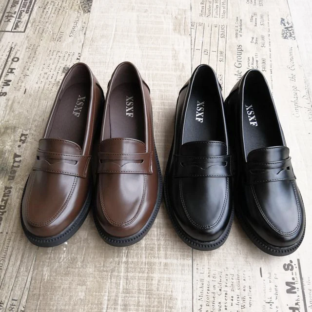 Uniform Shoes Uwabaki Japanese JK Round Toe Women Girls School Students Lolita Black Brown Cosplay Shoes Rubber Sole Z01
Uniform Shoes Uwabaki Japanese JK Round Toe Women Girls School Students Lolita Black Brown Cosplay Shoes Rubber Sole Z01