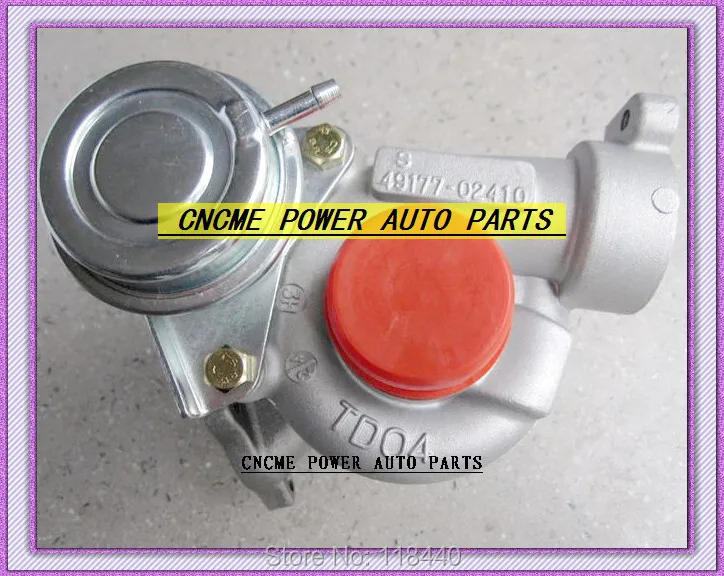 TURBO TD04 49177-02300 49177-02400 Turbocharger For MITSUBISHI GTO 3000GT Eclipse Galant 3.0L 1991-2003 6G72 166KW (5)