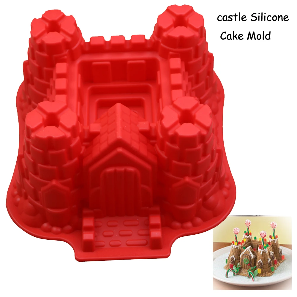 3D Big Castle Bundt Silicone Cake Mold Cake Pan Bread Chocolate BakewareC Decorating Tools Silicone Mold Baking Pastry Tool
3D Big Castle Bundt Silicone Cake Mold Cake Pan Bread Chocolate BakewareC Decorating Tools Silicone Mold Baking Pastry Tool