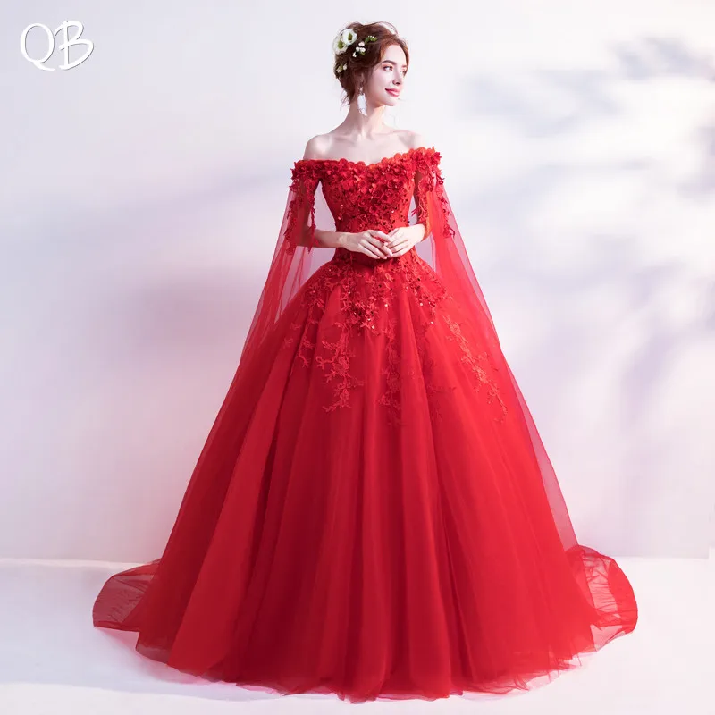 Ball Gown Fluffy Tulle Lace Beading Crystal Flowers Long Elegant Evening Dresses Bride Banquet Party Prom Dress XK16
Ball Gown Fluffy Tulle Lace Beading Crystal Flowers Long Elegant Evening Dresses Bride Banquet Party Prom Dress XK16