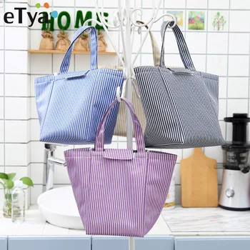 eTya Large Capacity Insulation Lunch Bag Picnic Bag Thermal Oxford Waterproof Portable Casual Tote Fashion Stripe Food Handbag
eTya Large Capacity Insulation Lunch Bag Picnic Bag Thermal Oxford Waterproof Portable Casual Tote Fashion Stripe Food Handbag