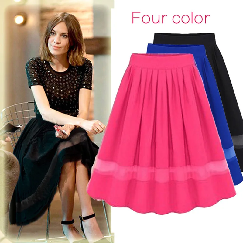 European and American Summer Women's New Pleated Chiffon Skirt Stitching Fairy Style Skirt
European and American Summer Women's New Pleated Chiffon Skirt Stitching Fairy Style Skirt