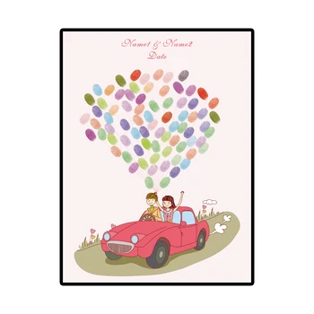 Customized Name Date Wedding Souvenir Gift Fingerprint DIY Painting Guestbook Signature Canvas For Wedding Party Decoration
Customized Name Date Wedding Souvenir Gift Fingerprint DIY Painting Guestbook Signature Canvas For Wedding Party Decoration