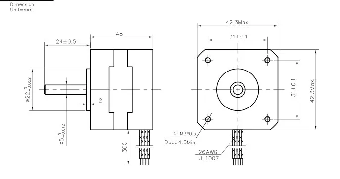 Маркировка шаговых двигателей nema 17 Маркировка шаговых двигателей nema 17